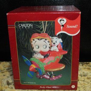 Carlton Heirloom Sound Collection Betty Boop Perky Pilot